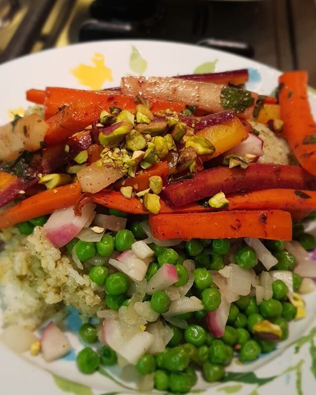 Moroccan Carrots &amp; Rice was last night&rsquo;s dinner from @greenchef.