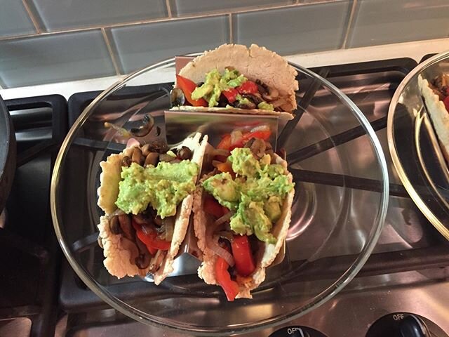 Mushroom tacos and homemade tortillas. ......
#plantbased
#lowfat
#entertainingathome
#cookingforguests
#healthyluncheon
#loseweight
#weightloss
#healthyweightloss
#livinglifethinandhealthy