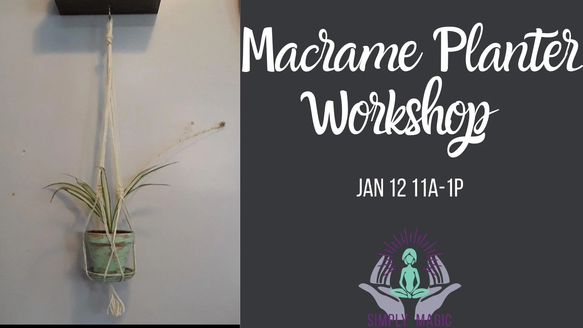 Macrame Planter Workshop