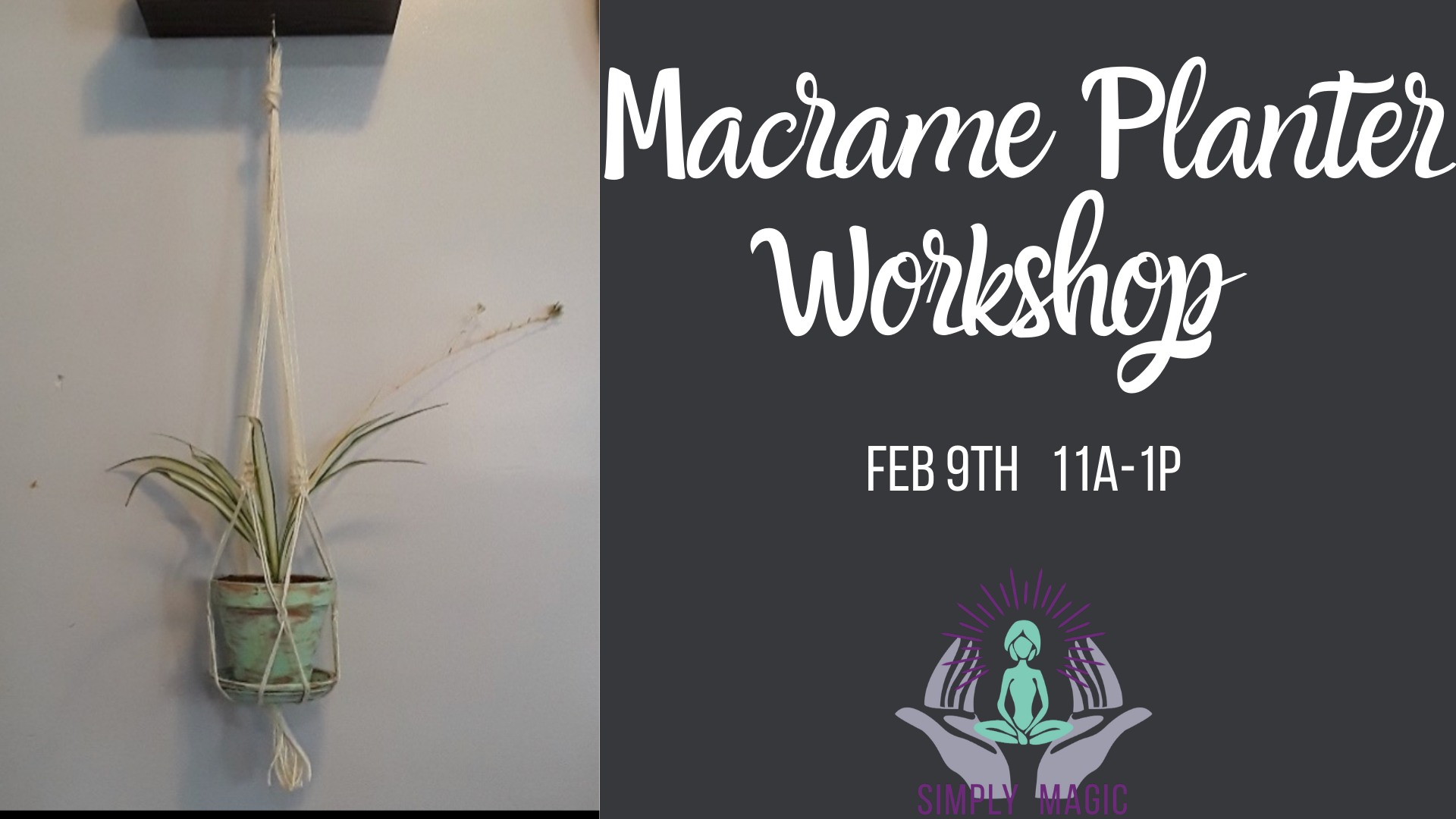 Macrame Planter Workshop