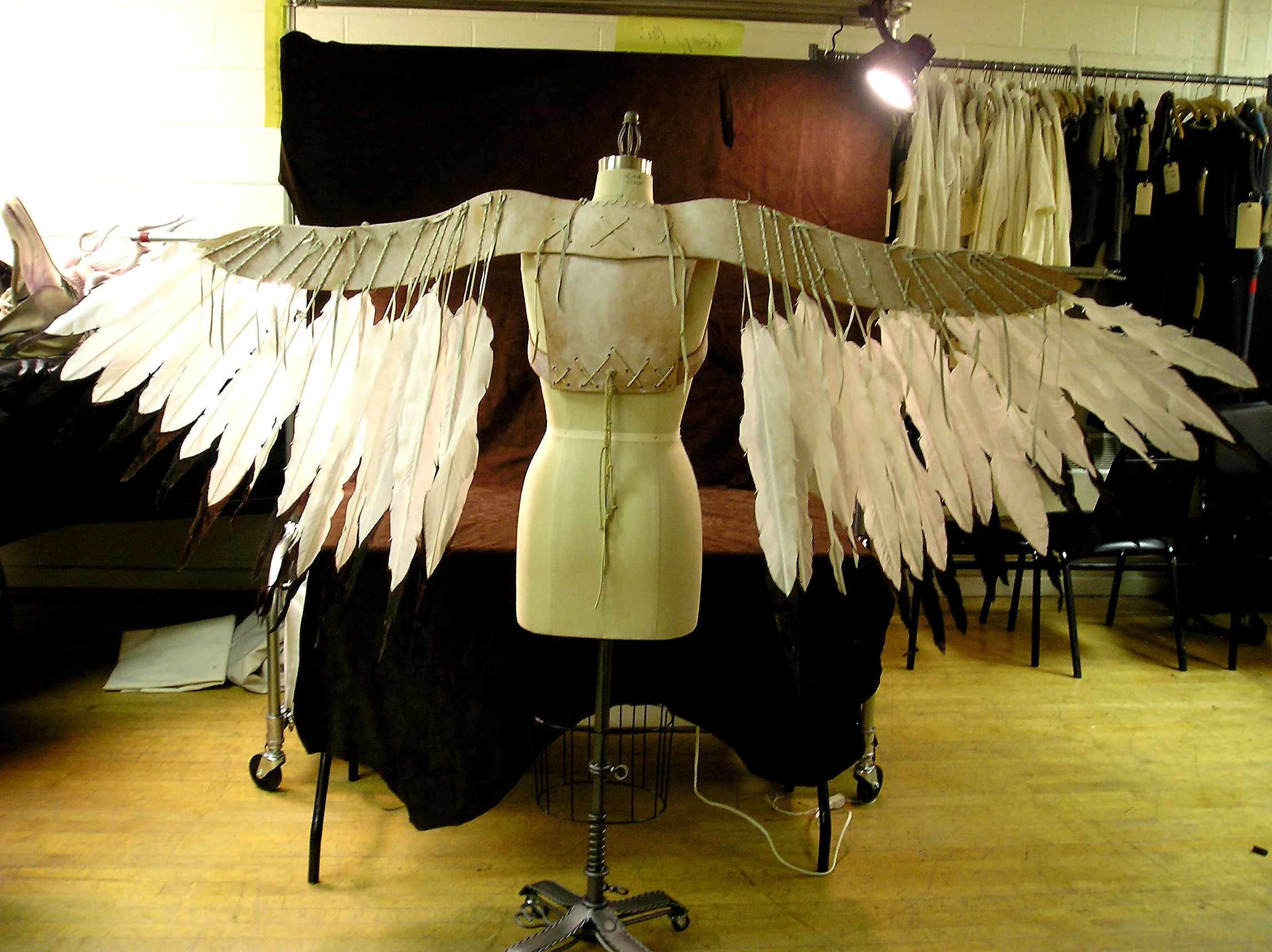 }} a set of wings for an actor to wear {{.jpg