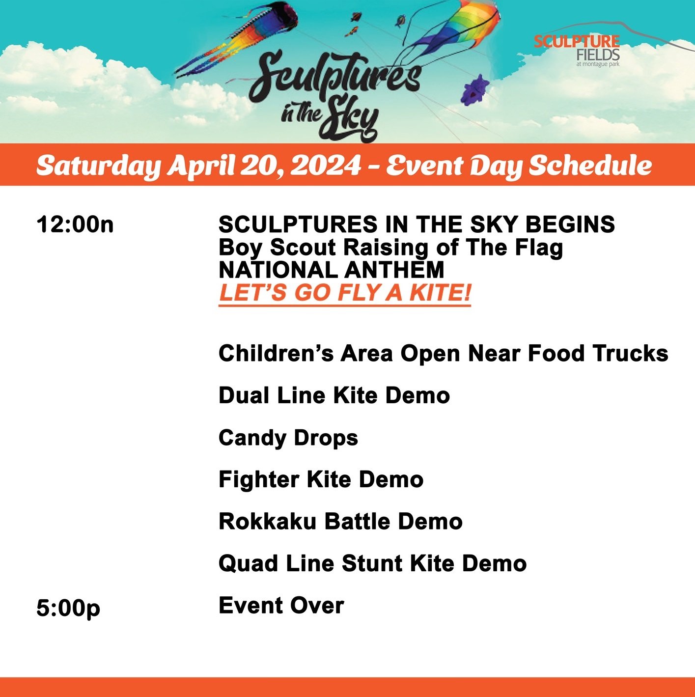 🪁 Block your calendar noon to 5pm Saturday because we're having some high flying FUN!! 🪁 Free admission. All are welcome!!