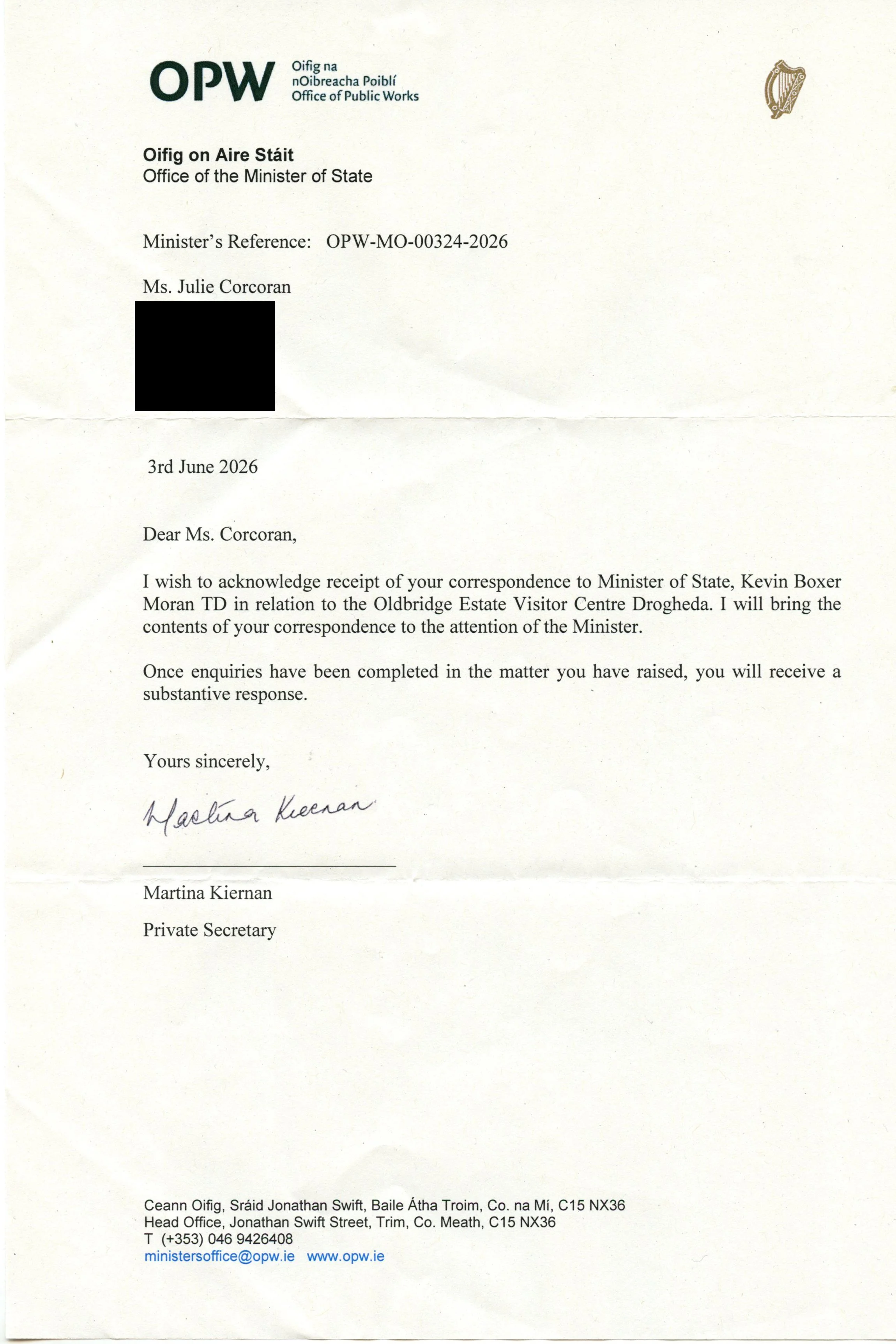 Julie Corcoran Letter from Minister copy.jpg