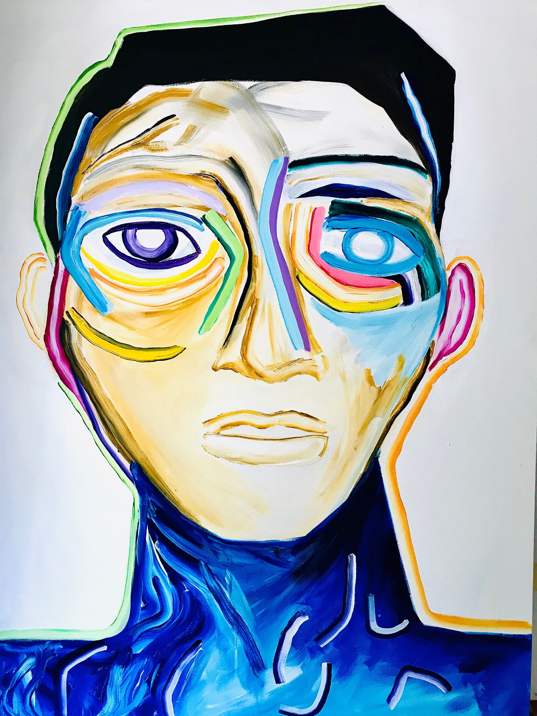 Walking Flower 48x36