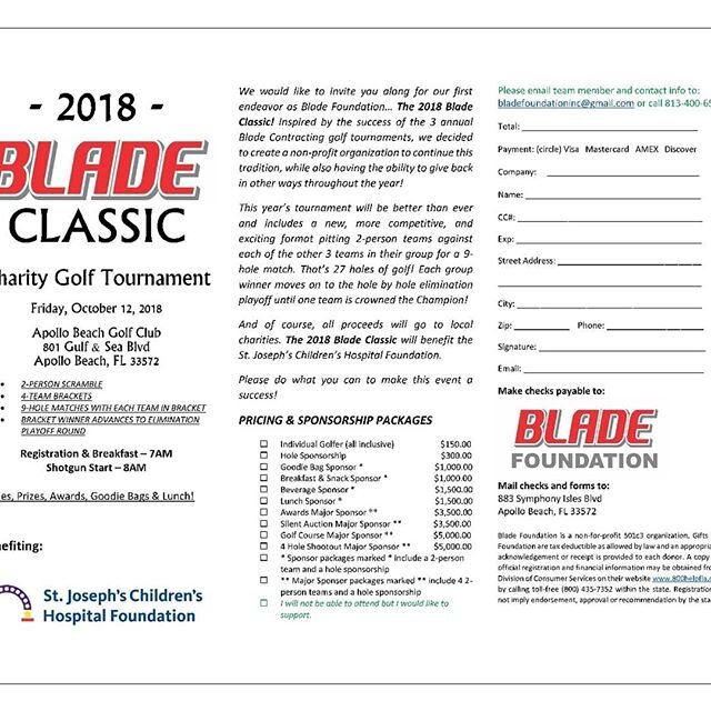 Join us for the Blade Classic!