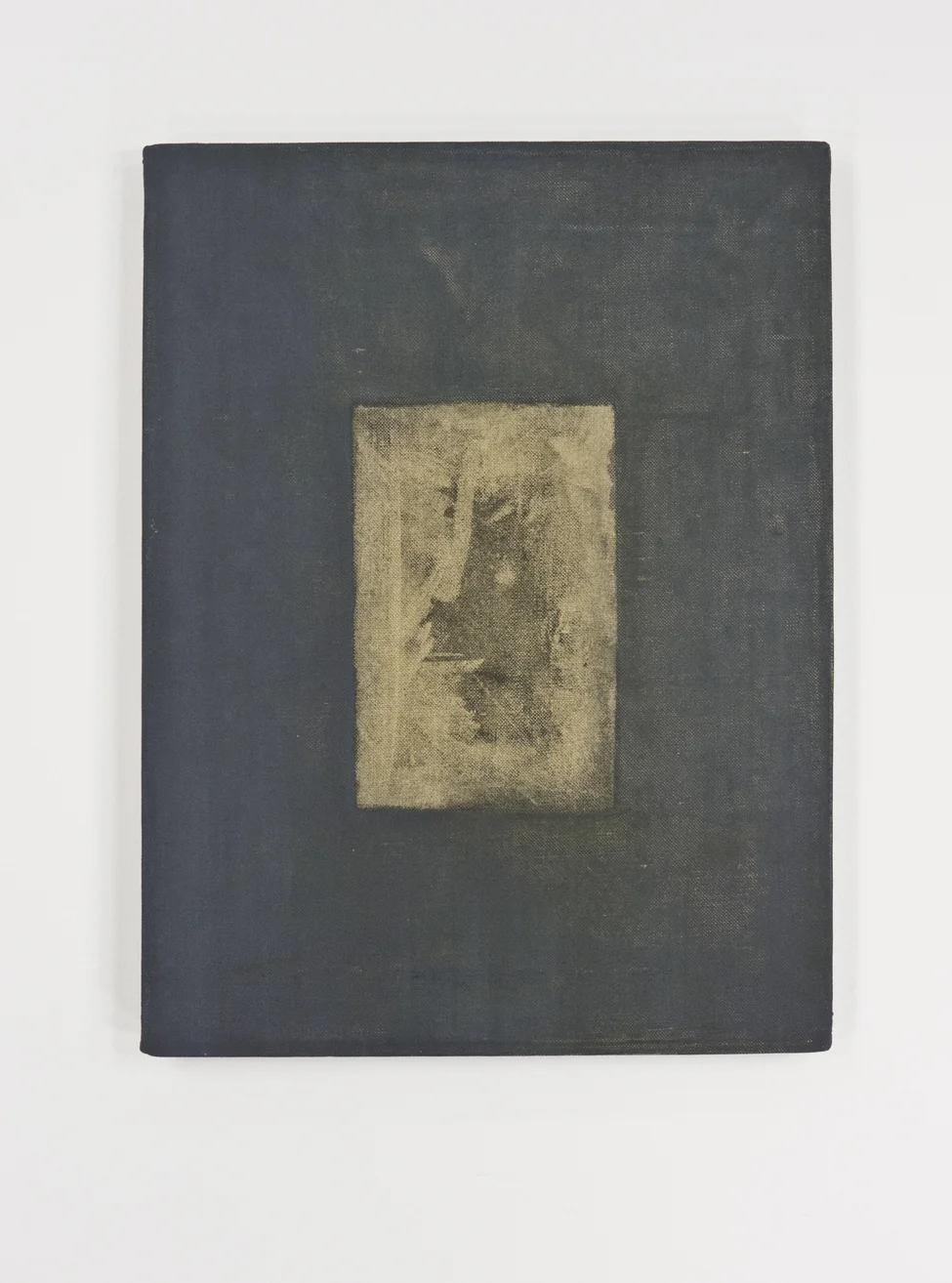 The Snaps 12; dry pigment sanded canvas with oil; 17 ½ x 11 ¾”
