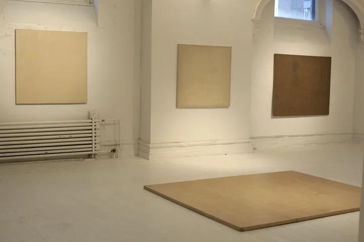 Dale Henry, Wet Grounds , 1971, installation at the Clocktower Gallery. Photo by Dave Potes.
