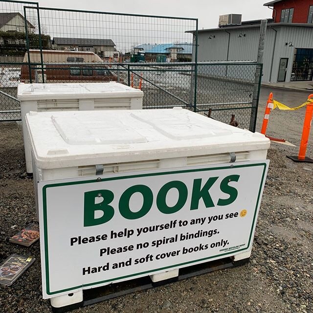 A Tale Of Book Recycling at GRD

We have a very popular book reuse / recycling program at the Depot, funded by the SCRD. It is actually one of the few profitable programs at the Depot. 
We used to take the books to be shredded and recycled at a facil