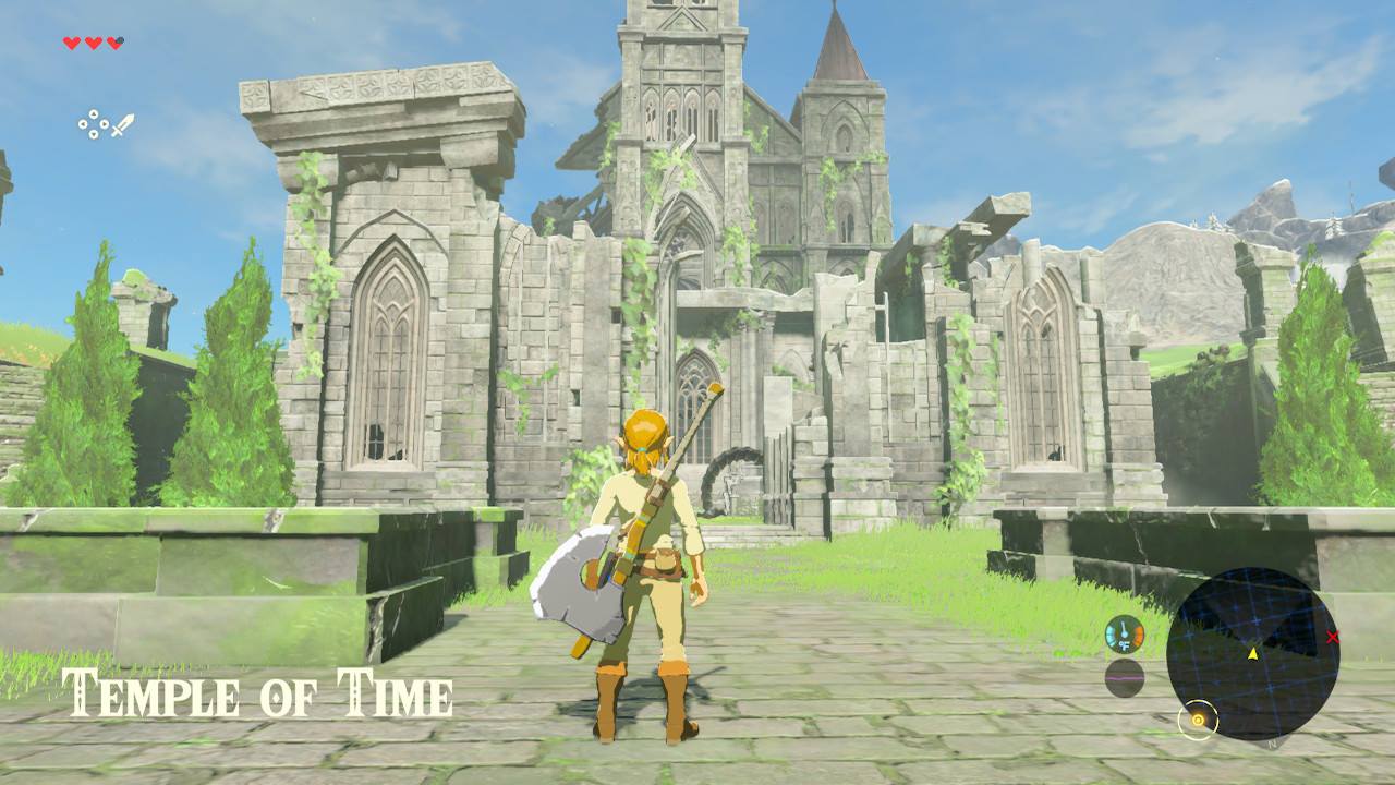 Breath of the Wild walkthrough - Great Plateau and Temple of Time Ruins -  Zelda's Palace