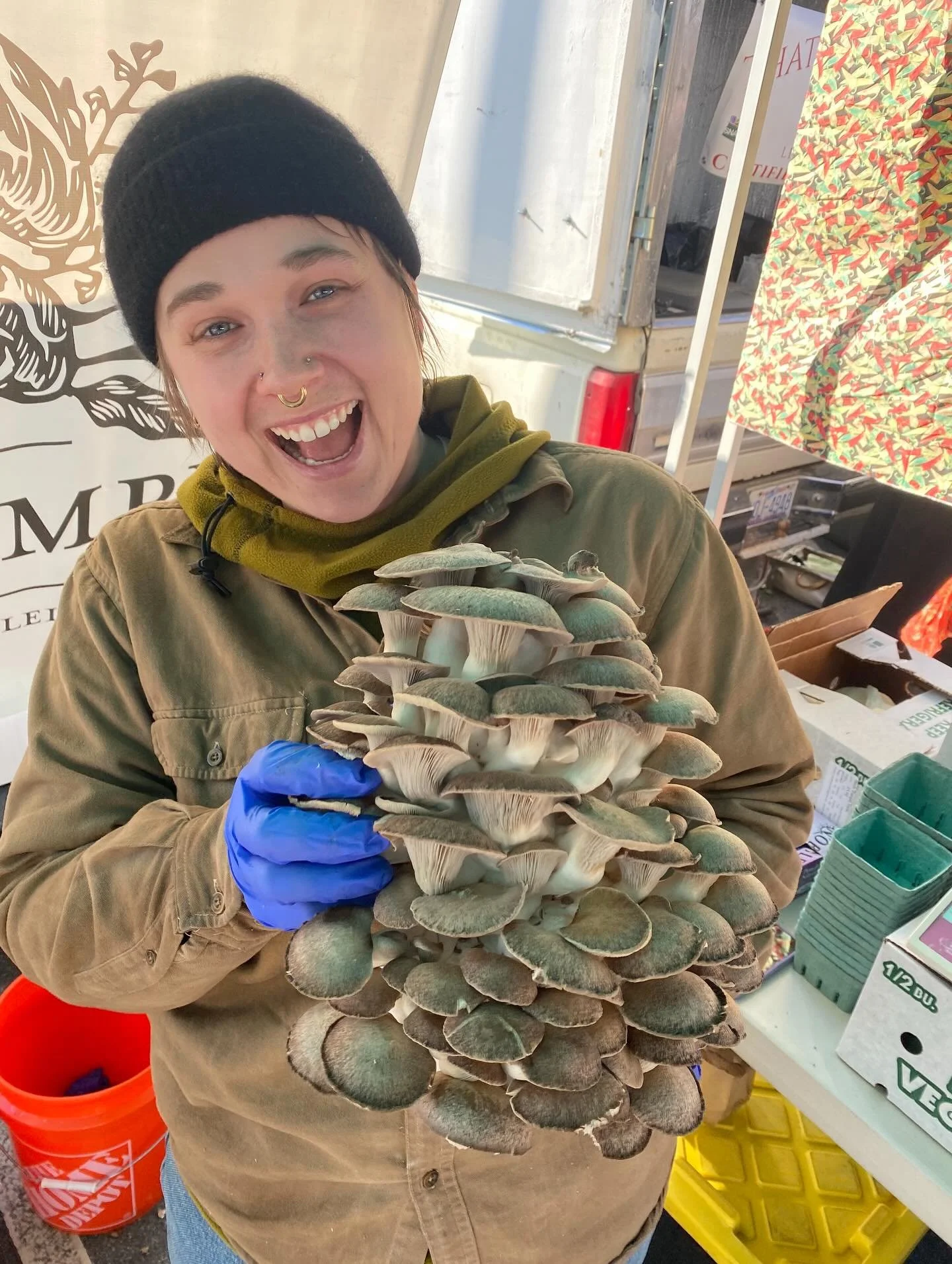 And we&rsquo;ll be back to our regularly scheduled mush tomorrow @radfarmersmarket ! Come find us indoors at @newbelgium_avl from 3:00-5:30. There will be 12+ other staple vendors. Stay toasty while you shop for your fave local foods 💕

#farmersmark