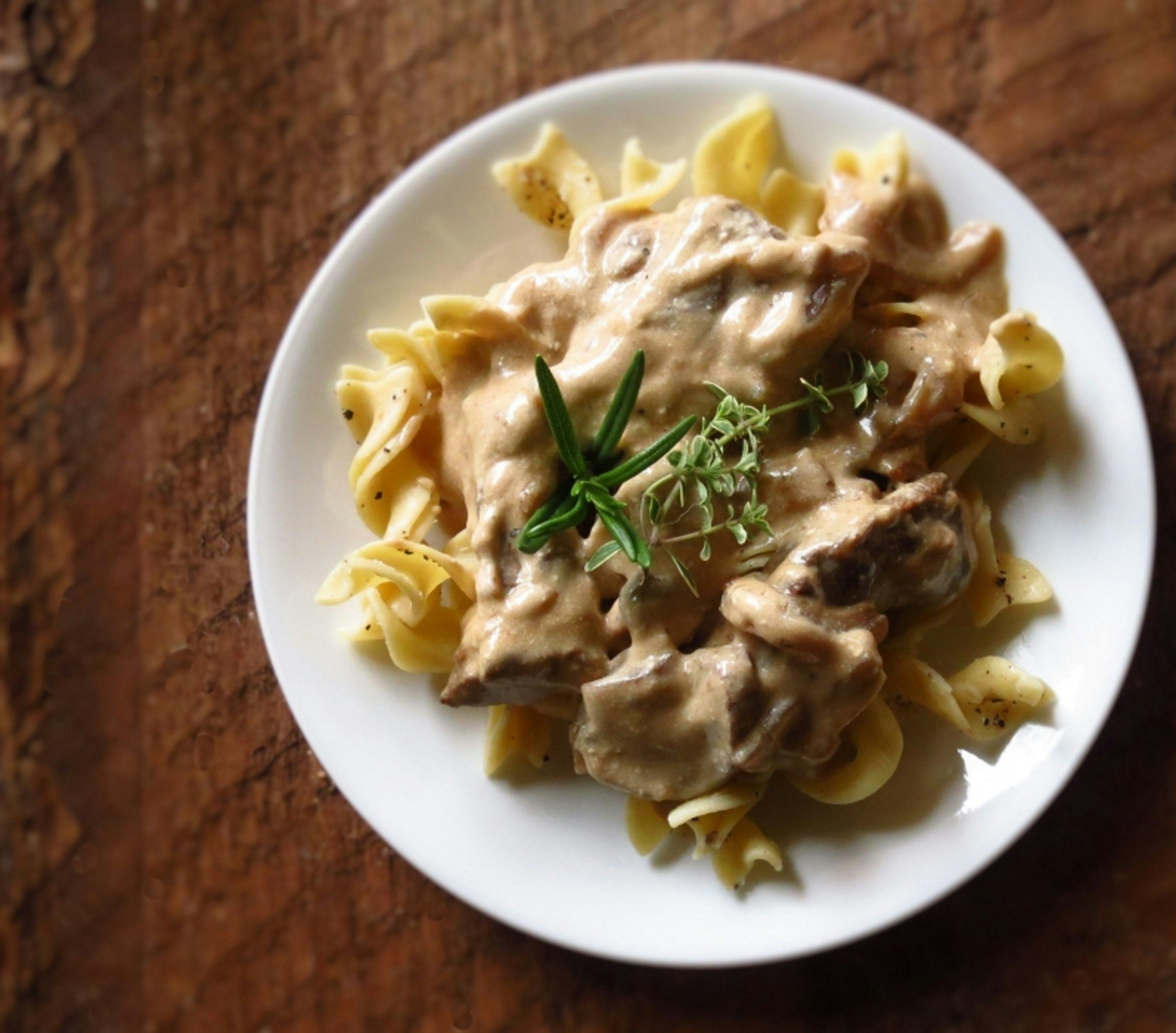 Mushroom Stroganoff