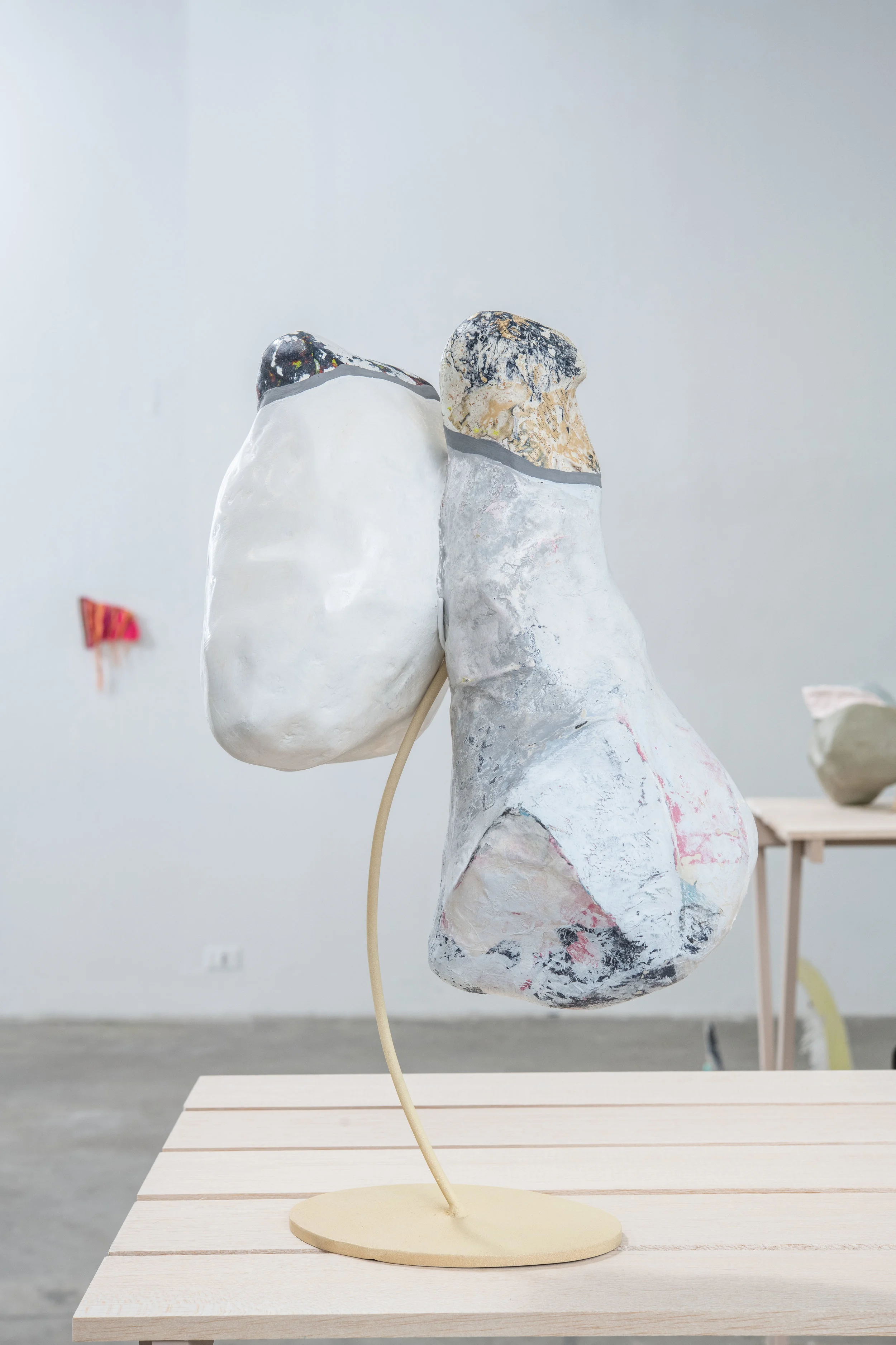 Stanza 3 papier-mache, steel