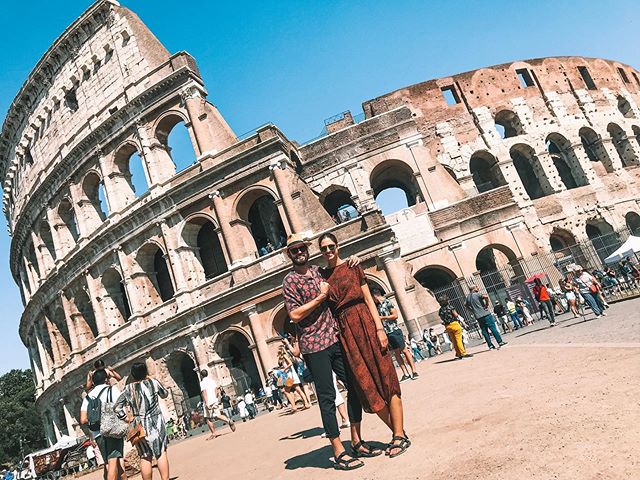 Even though we spent most of the day chasing the shadows and trying to escape the heat in Rome, we still managed to see the sights and snap a few photos. It was challenging, but we treated ourselves with pizza and wine and everything was right in the