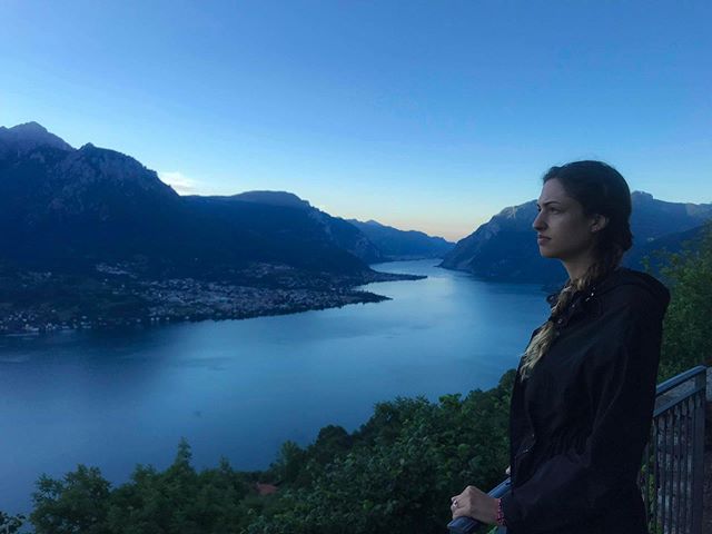 We stayed in a little @airbnb in the hills of Lake Como and rented a tiny Fiat to drive all around, attempting to find the best views from the top. We watched the sunrise, the sunset, and then were witnesses to a lightening storm - all from different