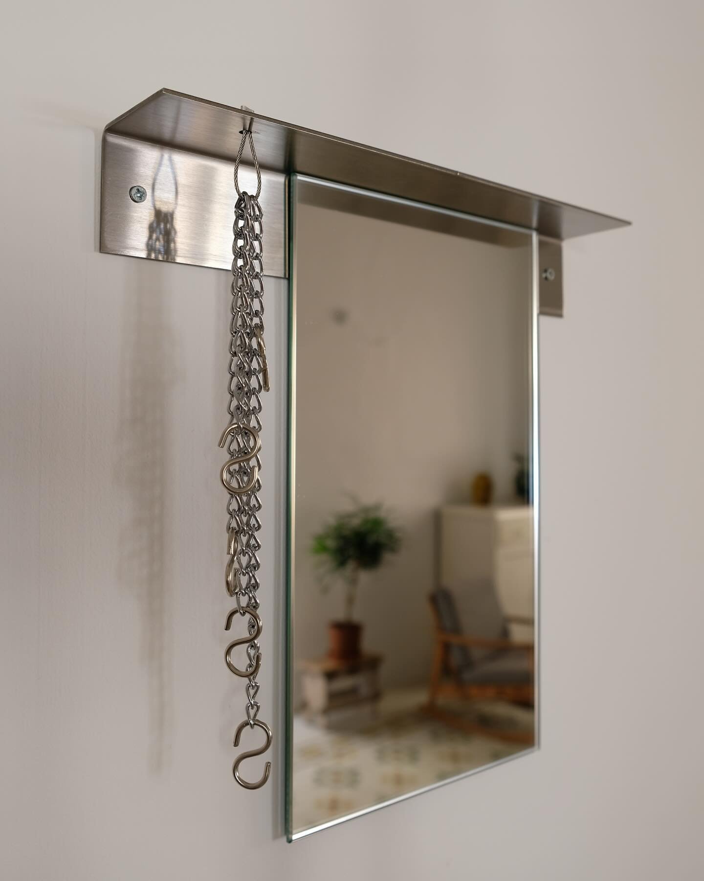 DETOUR MIRROR created by @tomvanmalderen for the upcoming Architect on a detour design show. Love the S-hooks ⚡️

Edition of 5 on view and for sale
Dec 14th only - 3-8 pm
PSLab, Vorstermanstraat 3, Antwerp 

RSVP to attend via link in BIO

Objects by