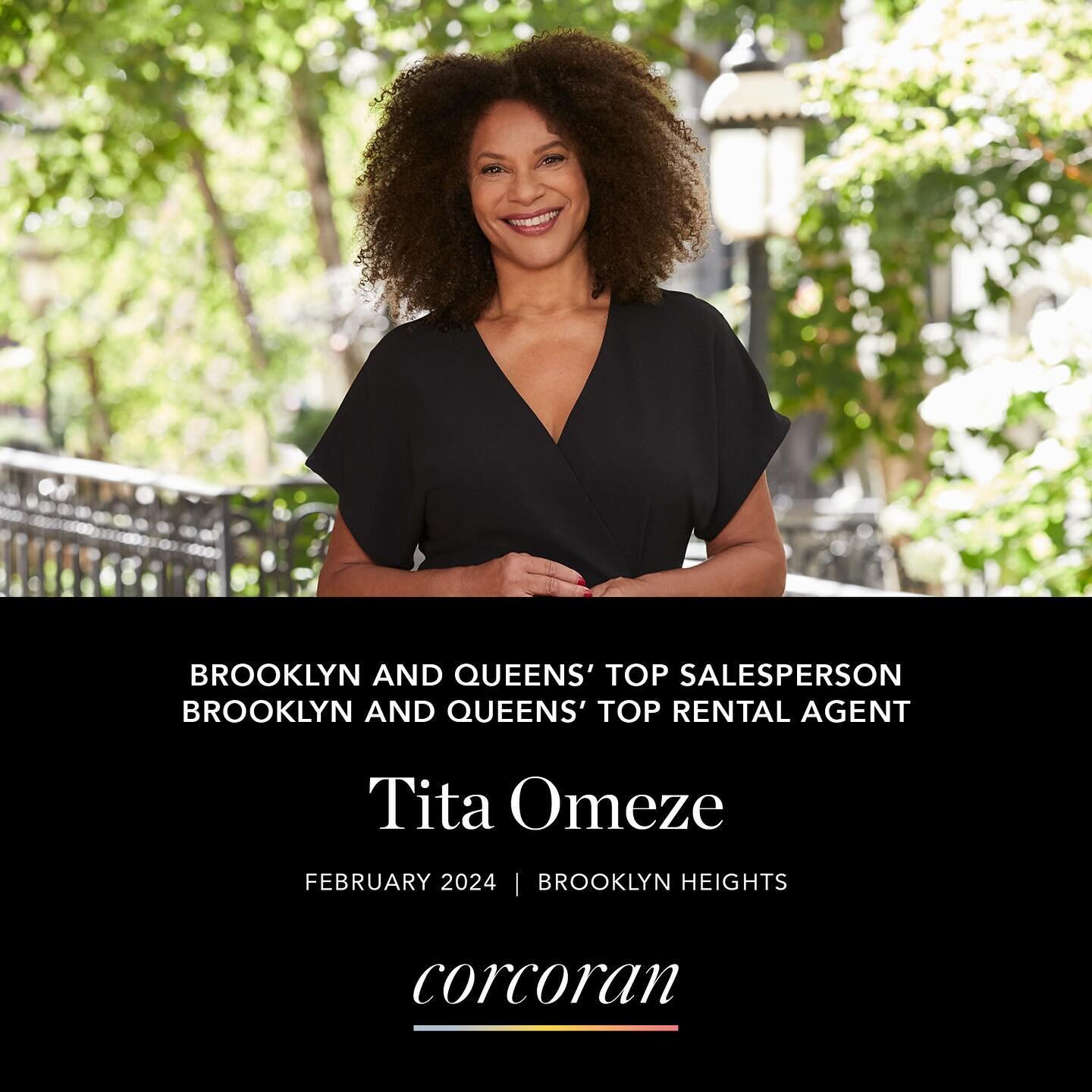 February was a busy month helping clients with their real estate needs.  Very rewarding to learn I made Corcoran&rsquo;s top six for sales AND top 20 for rentals. Eternally grateful for my clients and colleagues 💕 

✨You live the dream, I help creat