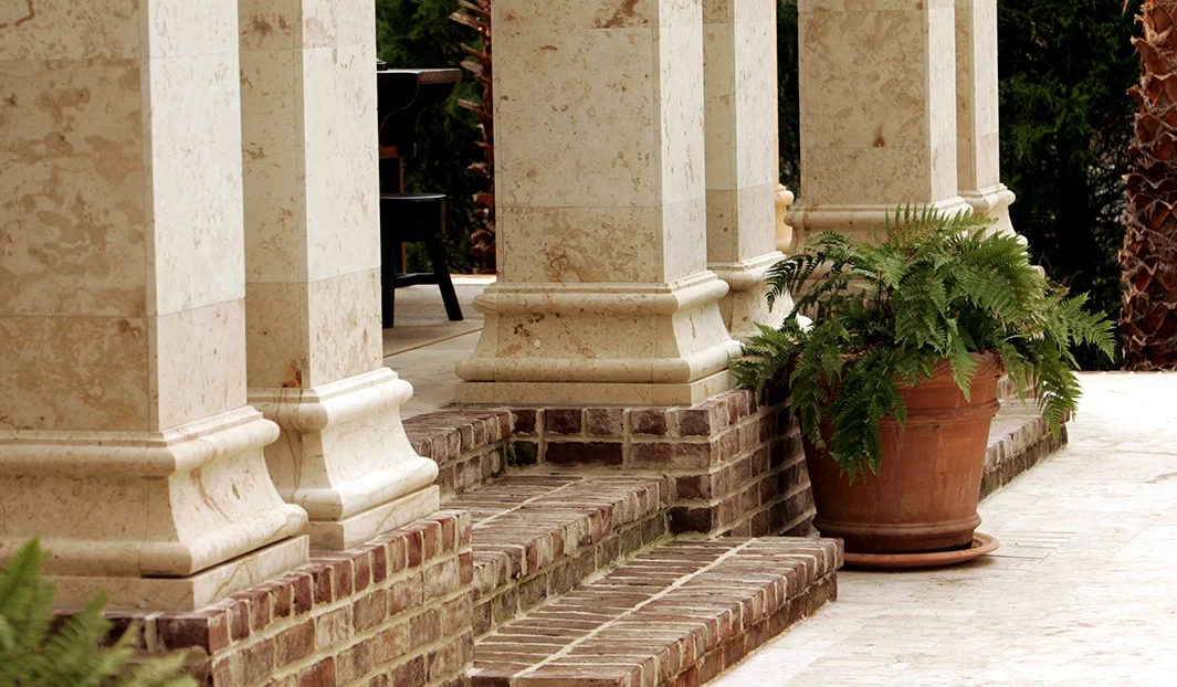 Macedonia Limestone Clad Columns.jpg