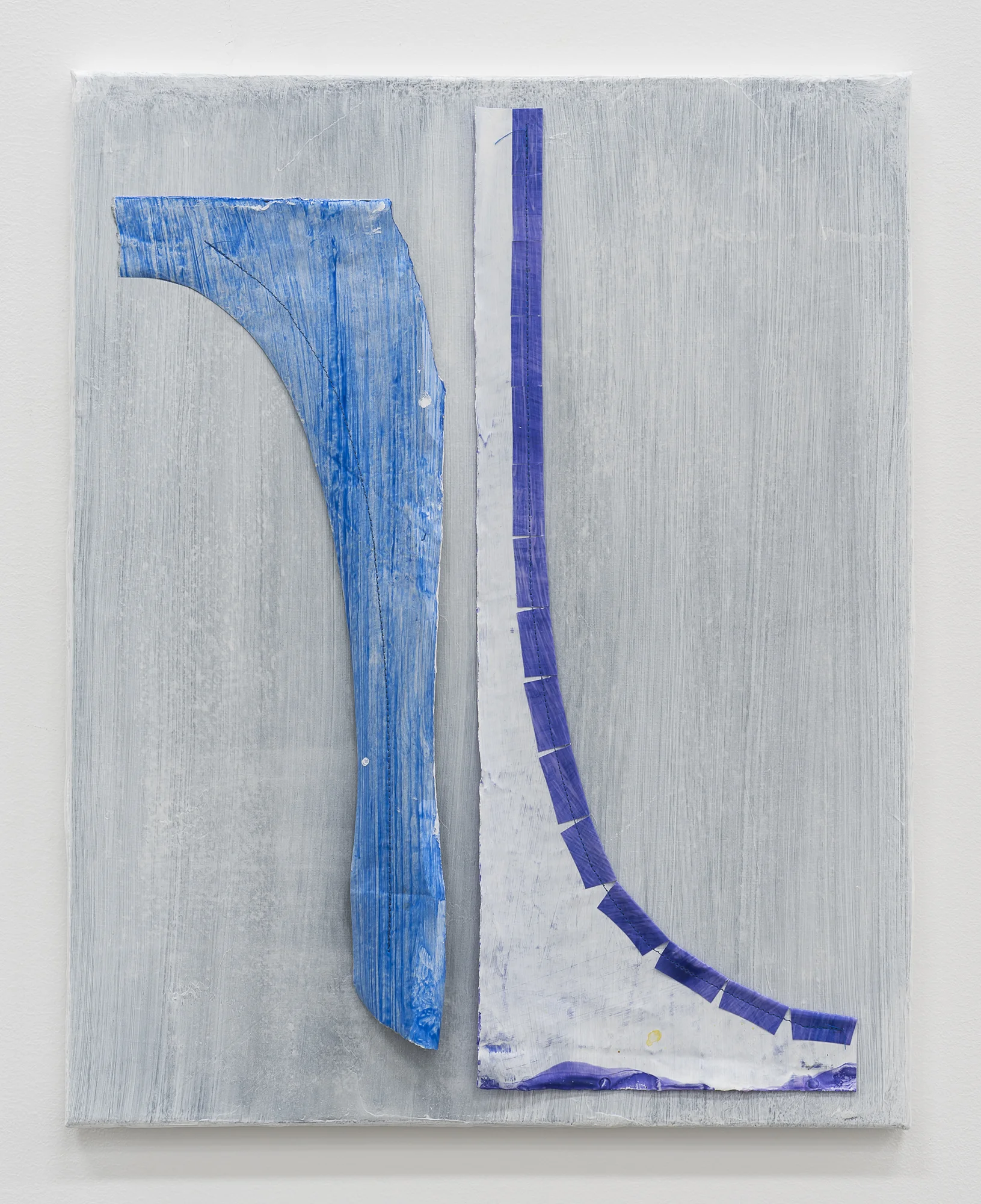 Untitled, mixed media on canvas, 20 x 16 inches, 2018.