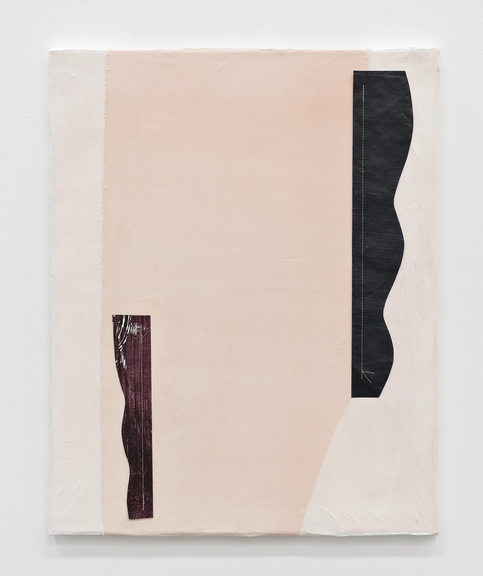 Untitled, mixed media on canvas, 20 x 16 inches, 2018.