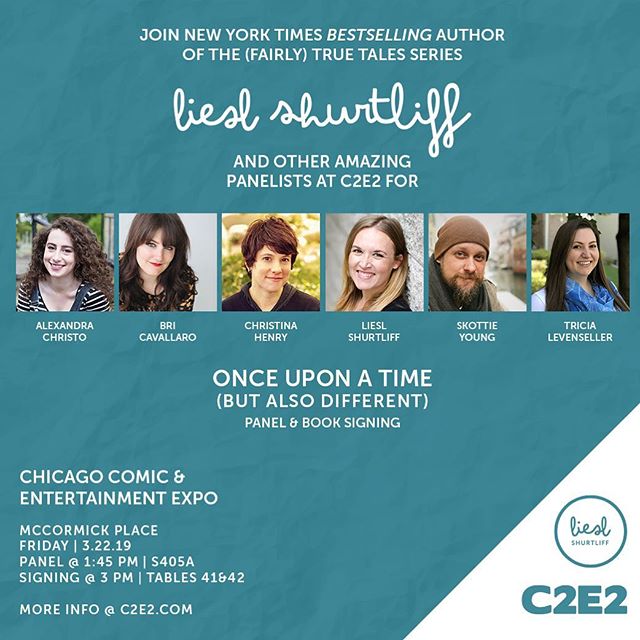 Chicagoland friends!

I'm speaking at #c2e2 with some amazing panelists on Friday, March 22nd. I would love to see you there!

More info @ c2e2.com

#mglit #kidlit #fairlytruetales #lieslshurtliff
