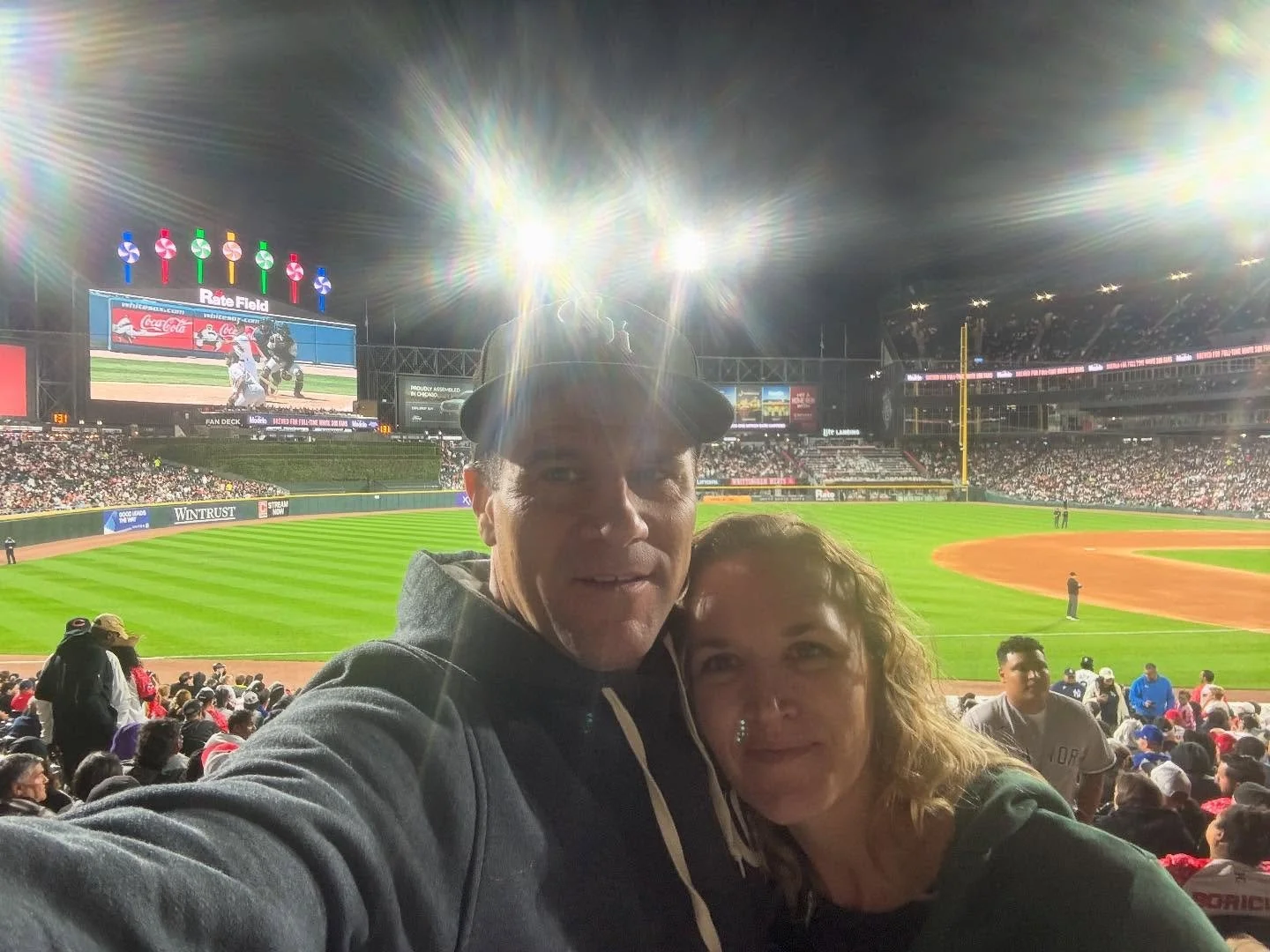 The White Sox got creamed, but I got a hot dog and a hot date, so I win.