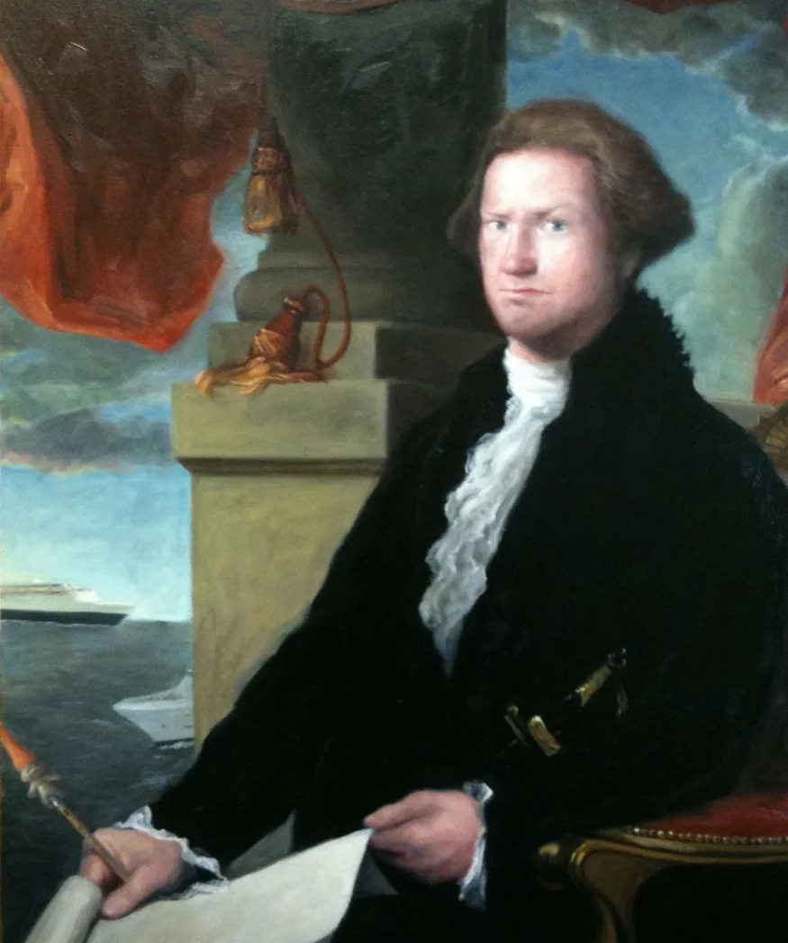 This author portrait was actually made more recently than the author photo.