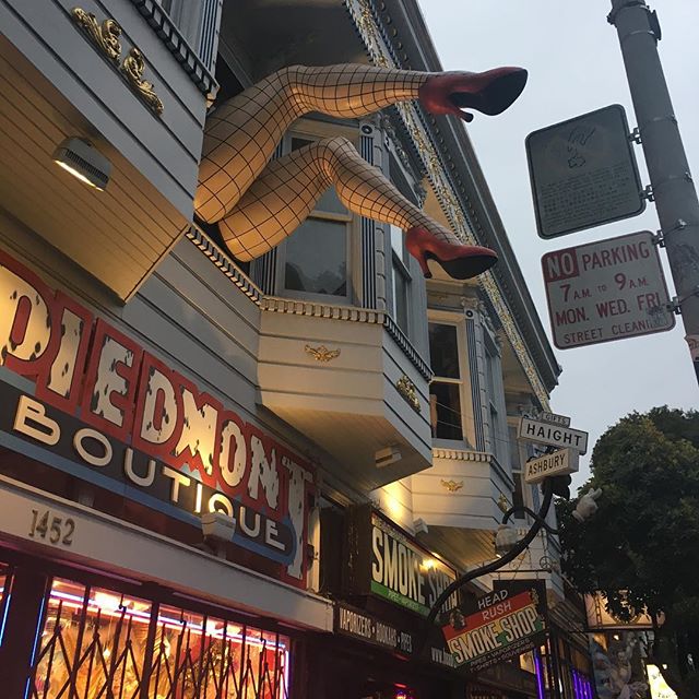 Walking around San Francisco and found the Wicked Witch of Haight Street