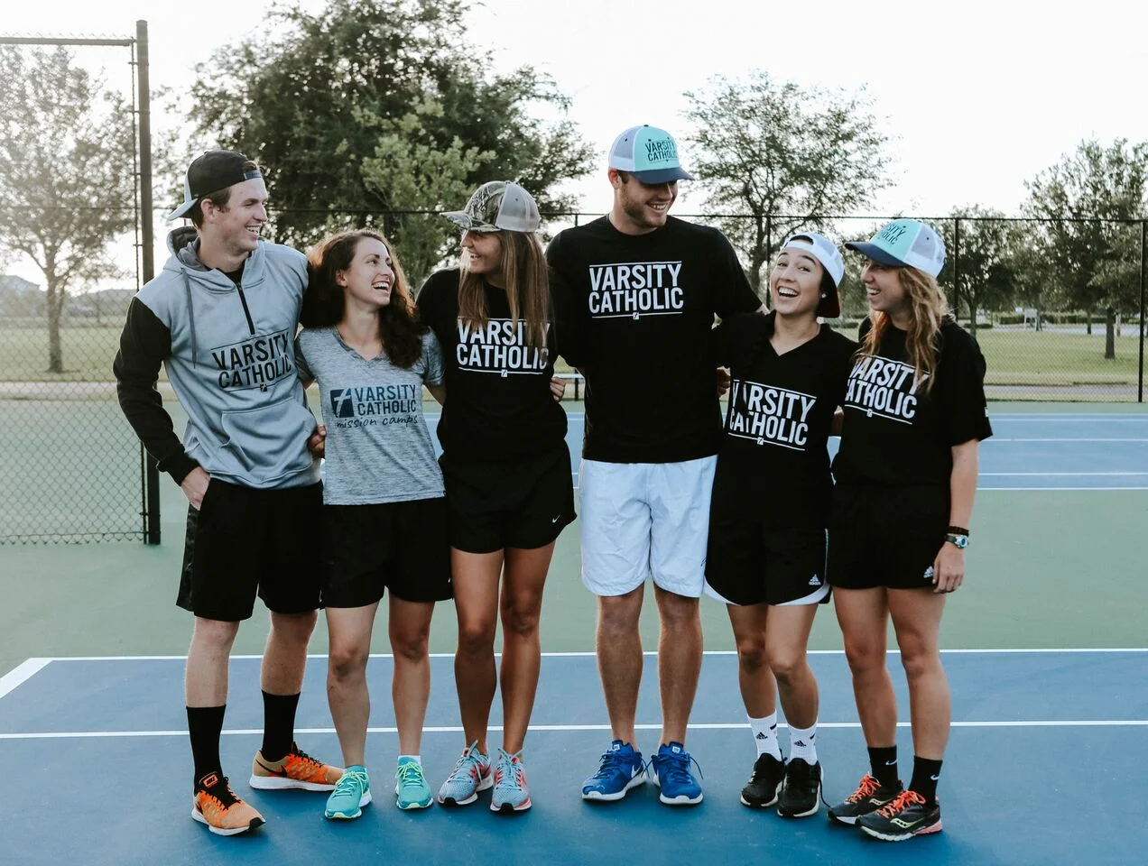 CUSTOM ORGANIZATION APPAREL: PHOTO COURTESY OF @FOCUSCATHOLIC