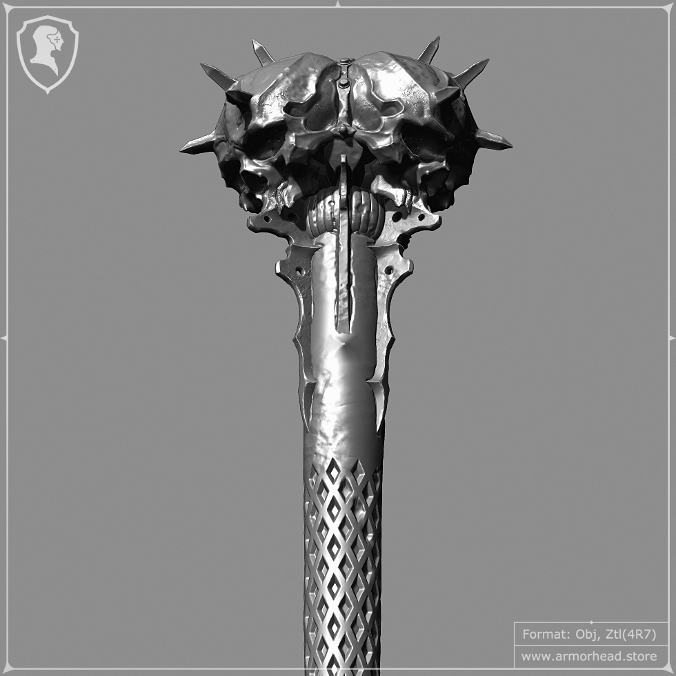 Skull Mace — ARMORHEAD