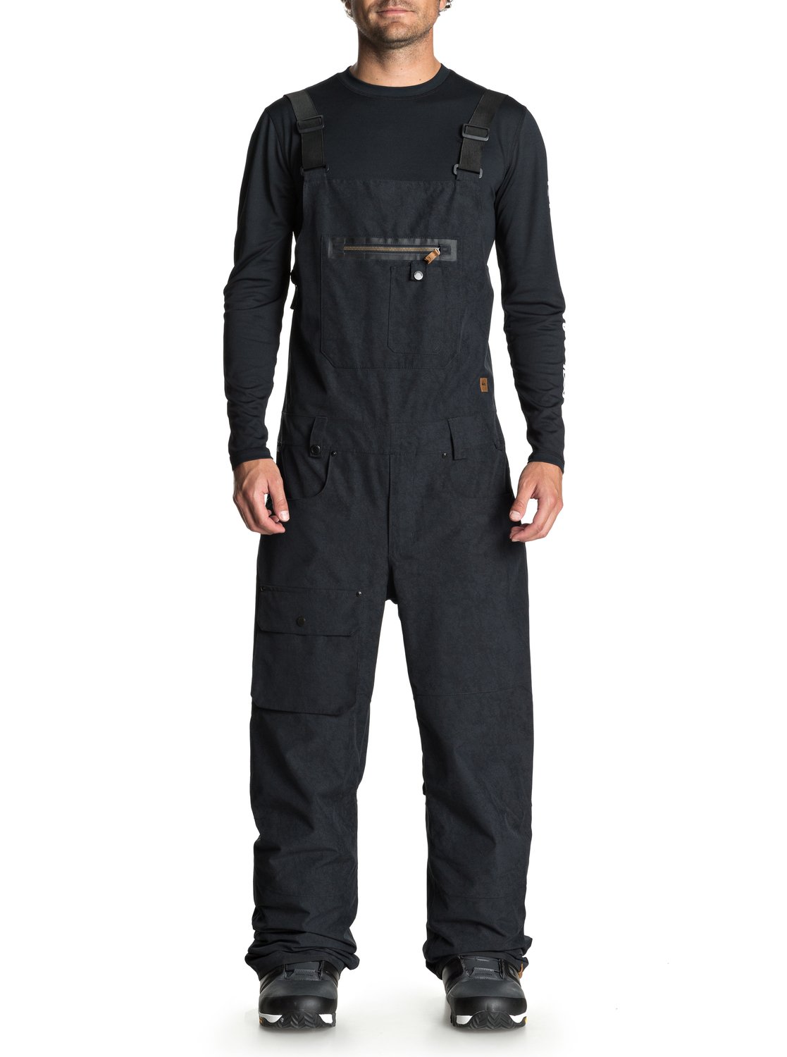 Quiksilver Found Bib Snow Pant Front View.jpg
