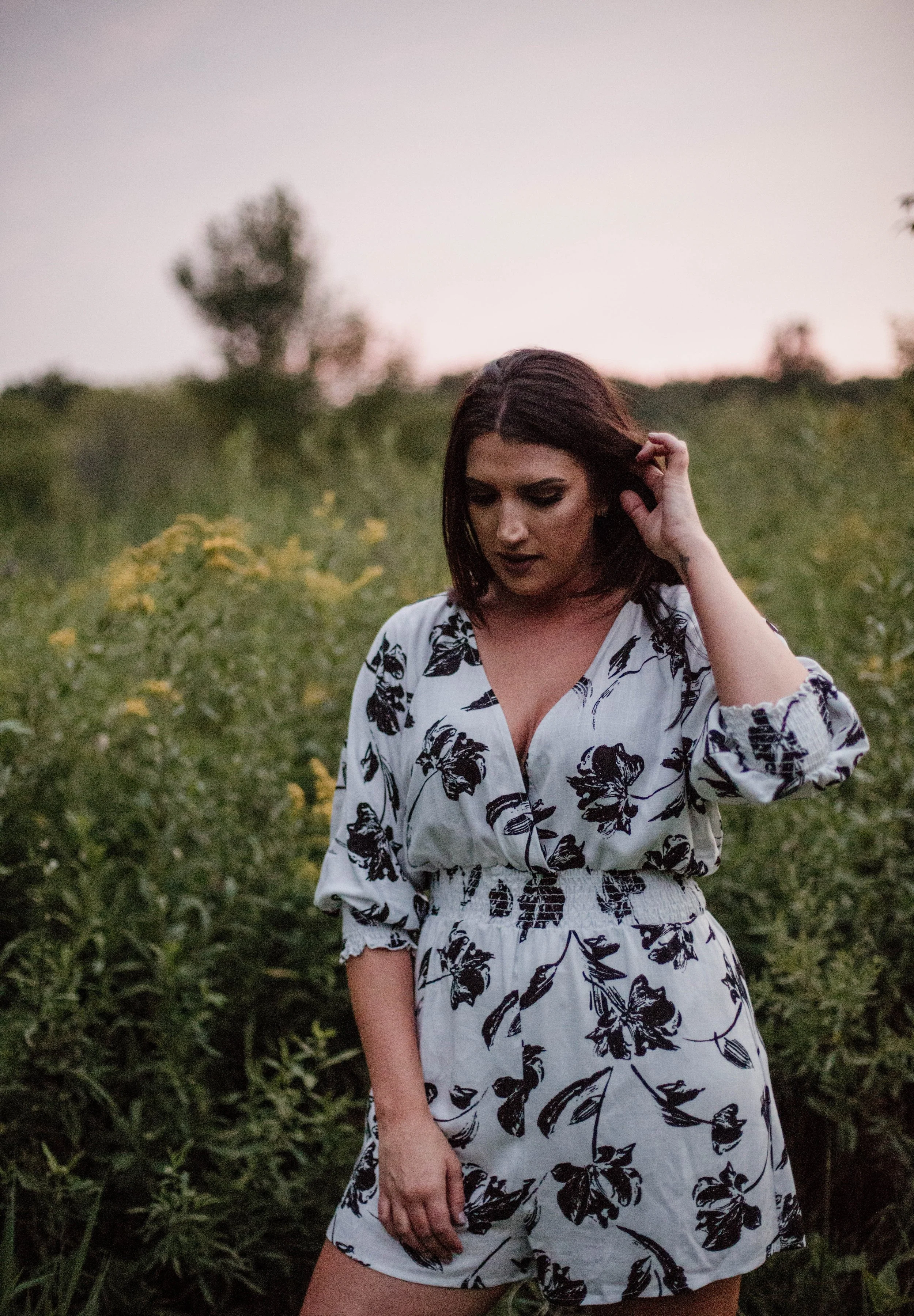 Black and White Flora Romper Front.jpg