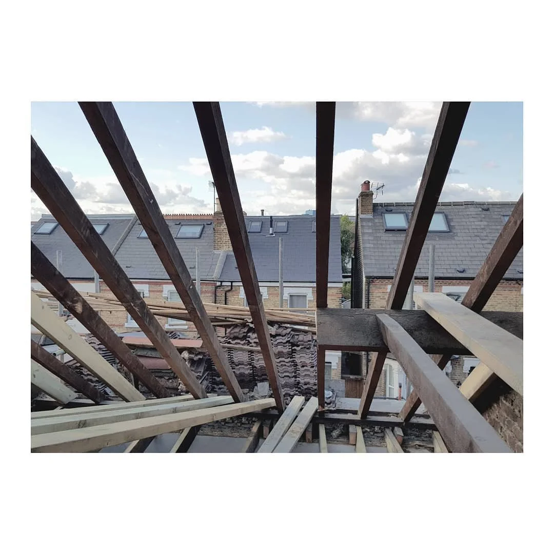 Loft Conversion | Being on site has this moments when you discover a different perspective of the city. Giving a new life to this charming family home!
.
Project: Victorian Terraced Renovation
Design: Almendra Studio - Architecture
Location: Hanwell,