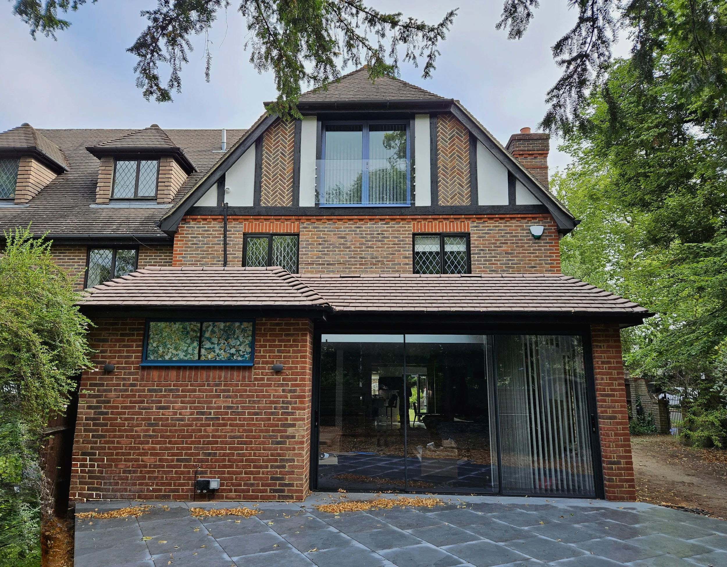 Open-plan living space created through Victorian house extension in Bromley London