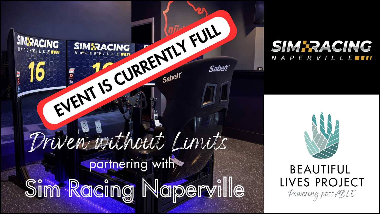Driven without Limits Beautiful Lives Project and Sim Racing Naperville ...