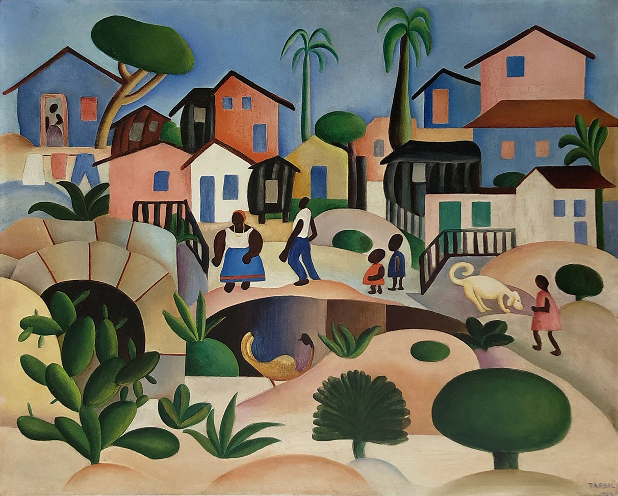 6. Tarsila do Amaral, Hill of the Favela , c.1924. Hecilda and Sérgio Fadel Collection, Rio de Janeiro. Tarsila do Amaral: Inventing Modern Art in Brazil , 2018, MoMA, New York. 