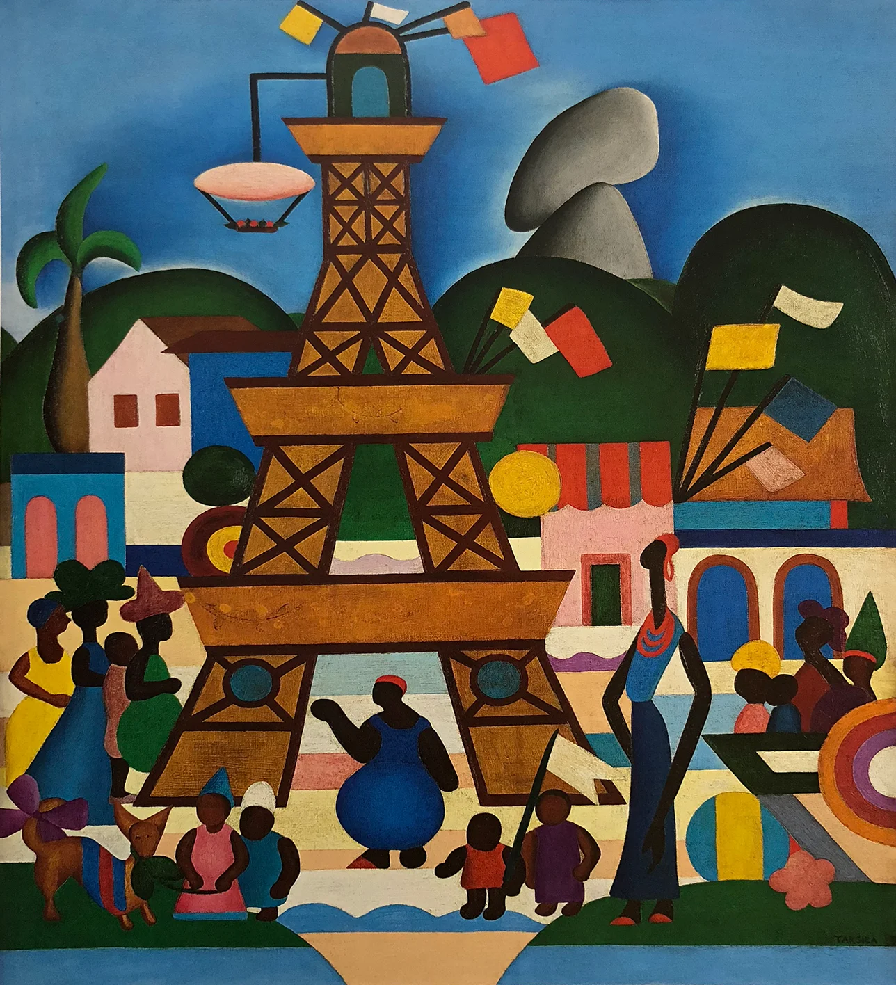14. Tarsila do Amaral, Carnival in Madureira , c. 1924, Acervo da Fundação José e Paulina Nemirovsky | Pinacoteca do Estado de São Paulo. Tarsila do Amaral: Inventing Modern Art in Brazil , 2018, MoMA, New York