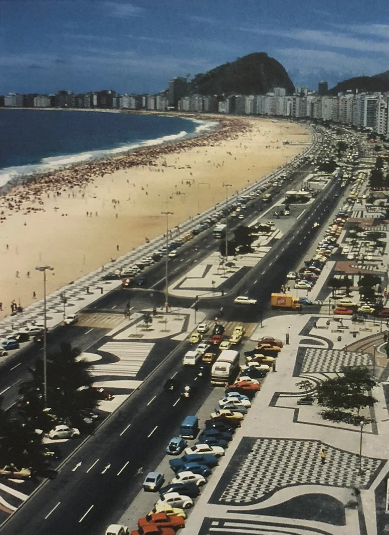 23. Roberto Burle Marx, Detail to pavement tiles, 1970, Copacabana, Rio de Janeiro. Roberto Burle Marx - Brazilian Modernist , 2015, The Jewish Museum, New York