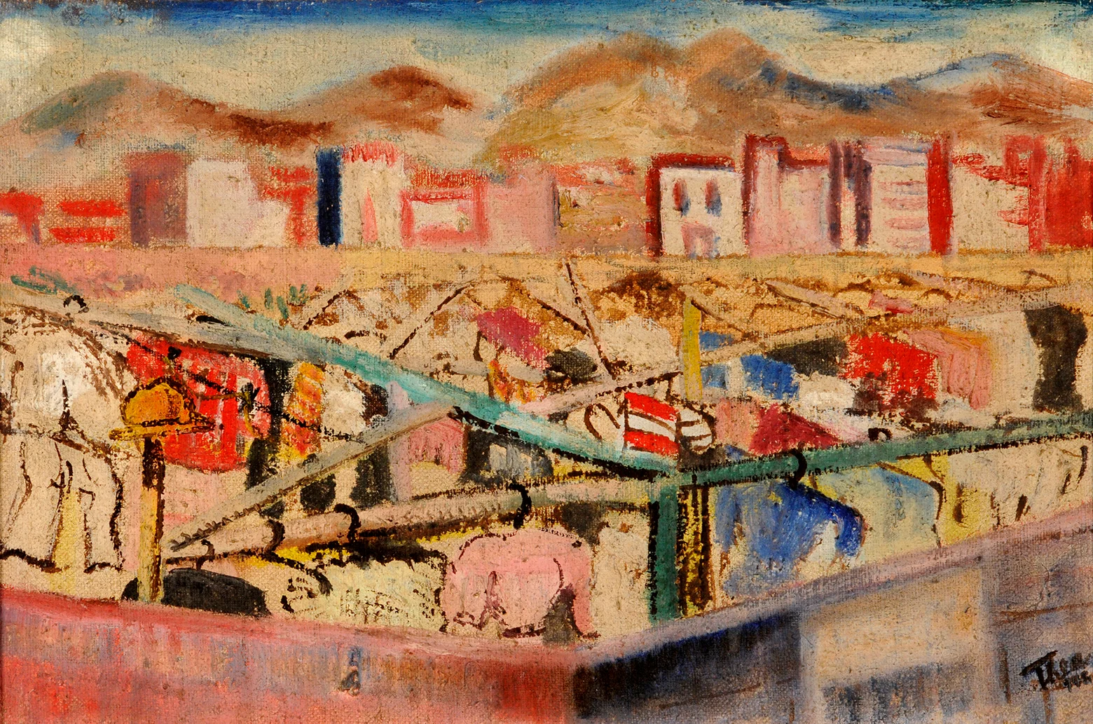 35. Thea Haberfeld, Fish , c. 1944, Calderdale Museums. The Art of Diplomacy - Brazilian Modernism Painted For War , 2018. Embassy of Brazil London