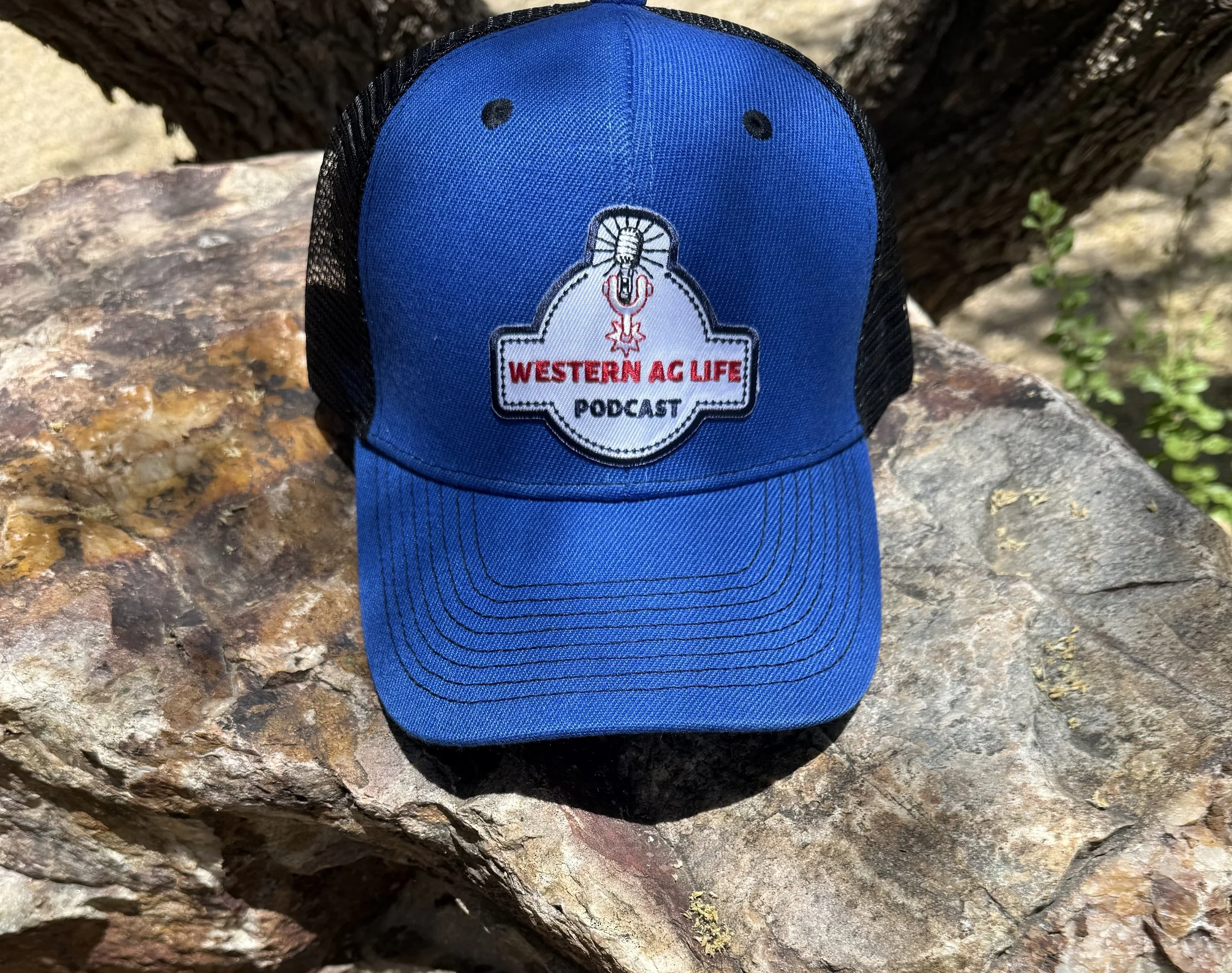 Western Ag Life Cap- Blue and black