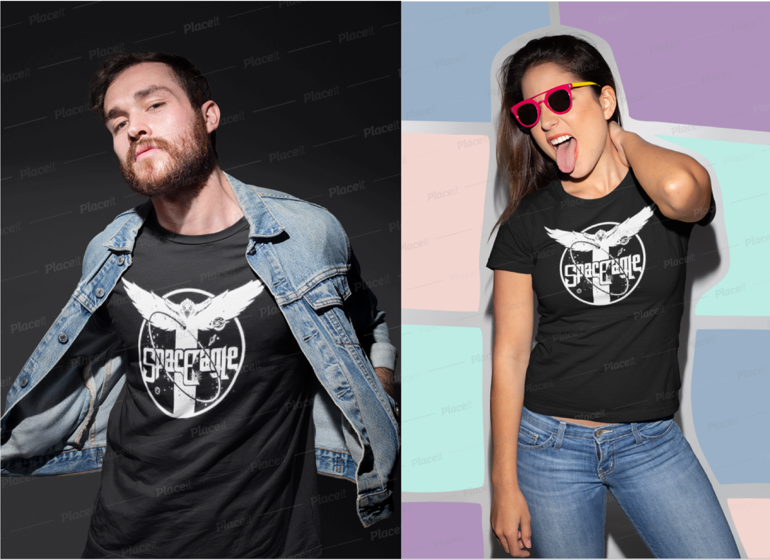 New SpacEagle Shirts (designed by our bassist, Jon)