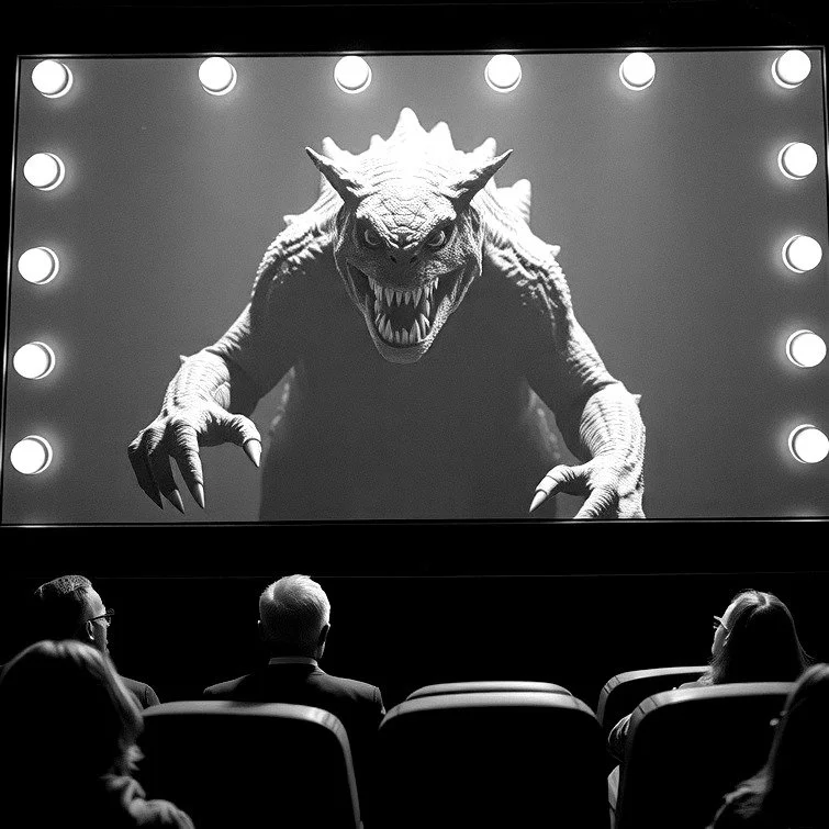 It's behind you! Designing sound for off-screen action