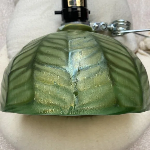 Before restoring surface iridescence
