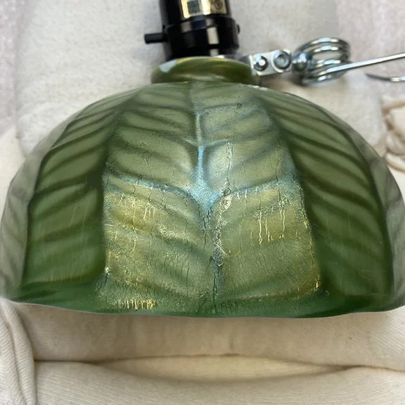 After restoring surface iridescence