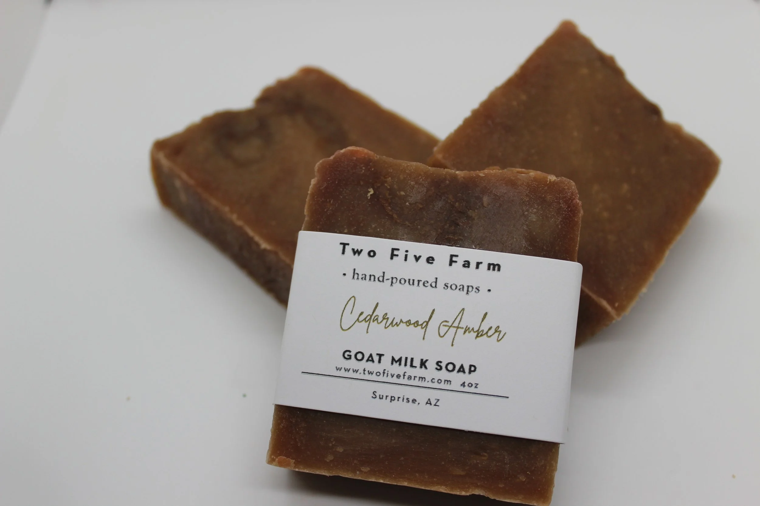 Cedarwood Amber Goat Milk Soap