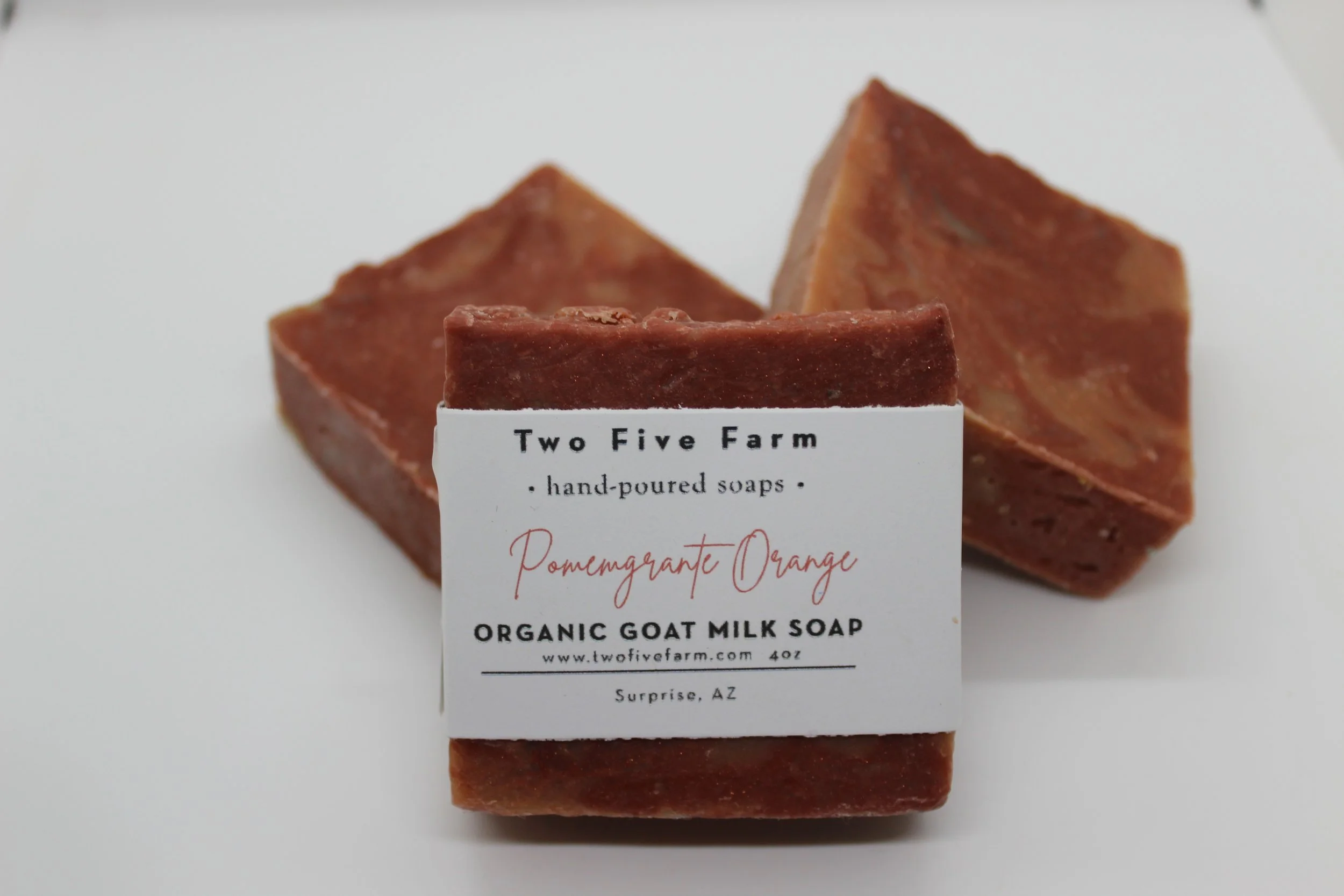 Pomegranate Orange Goat Milk Soap