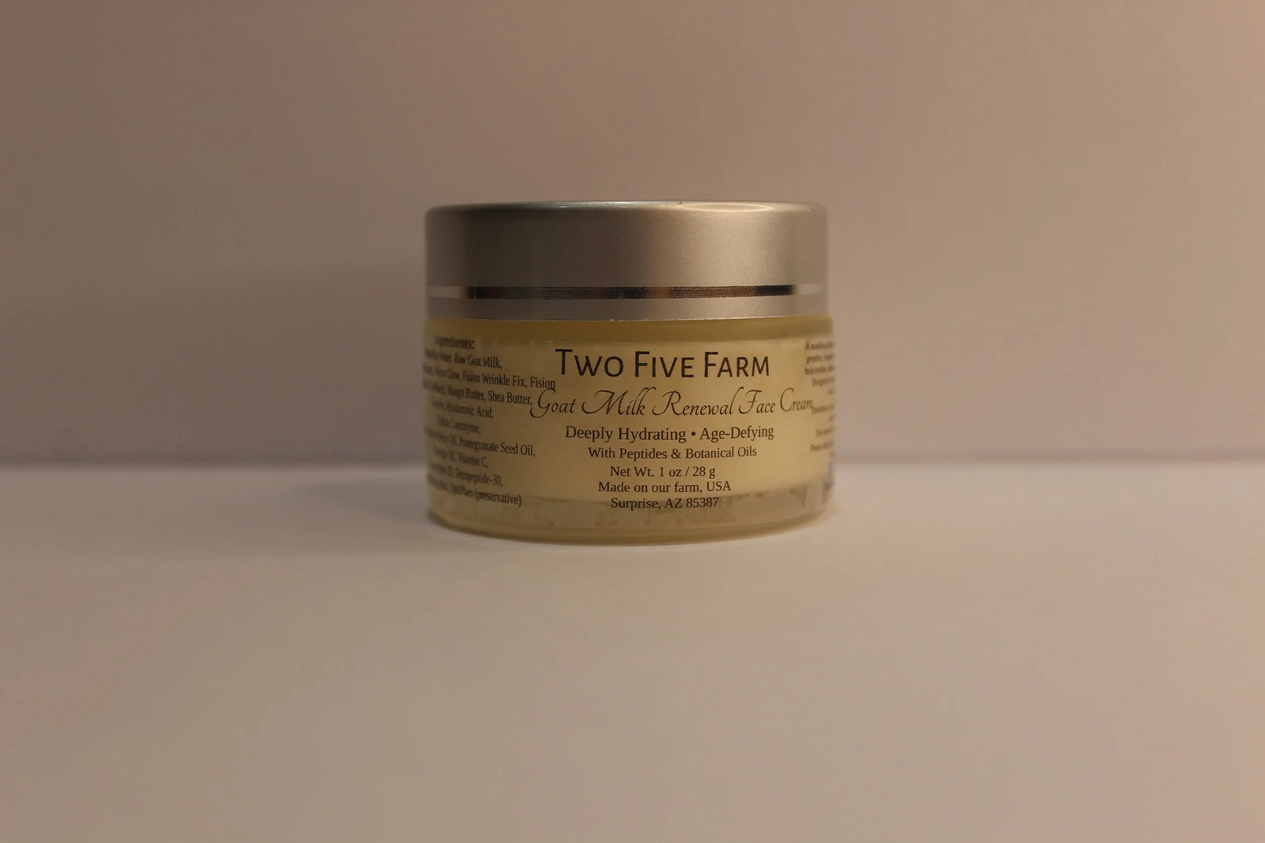 Goat Milk Renewal Face Cream - Deeply Hydrating, Age-Defying Skincare