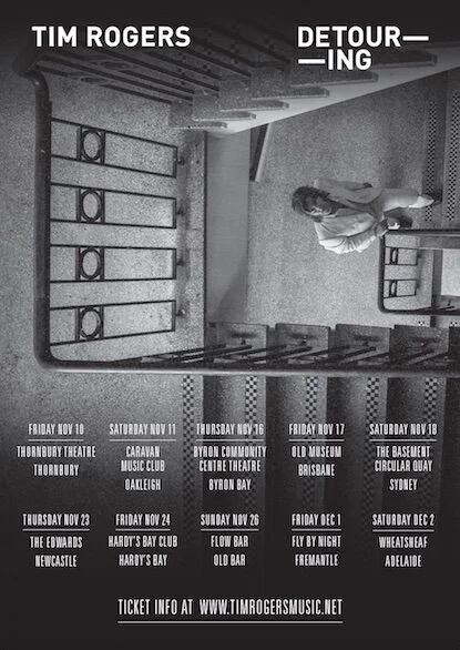 Tim ROgers "DETOUR-ING” in November & December