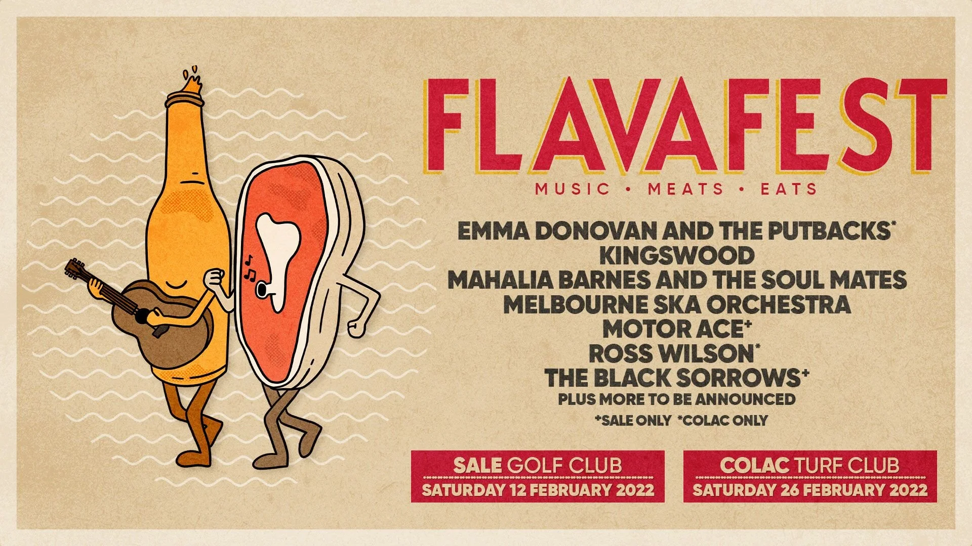 FLAVAFEST Announces Victorian Regional Dates in Colac and Sale for February 2022