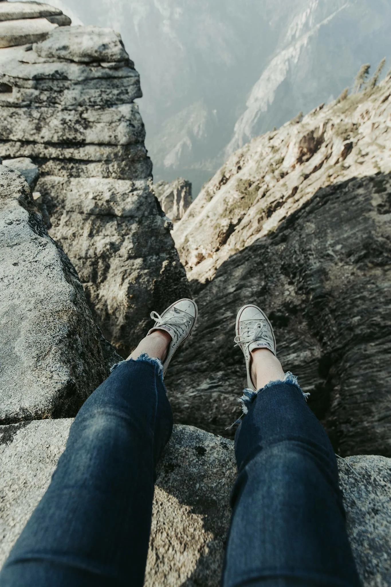  Gave the girls a heart attack taking this photo, but I couldn’t help but peeking over the edge to see all the magic I was standing before. 