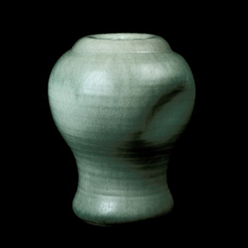 Soft Glazed Bone Form with Dent - Museum of Modern Art